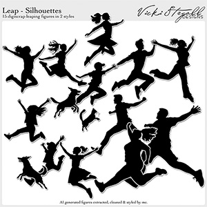 Leap Silhouettes by Vicki Stegall