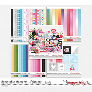 Memorable Moments - February - Bundle by ninigoesdigi