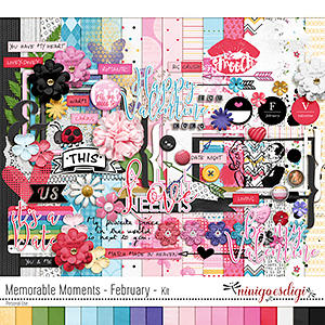 Memorable Moments - February - Kit by ninigoesdigi