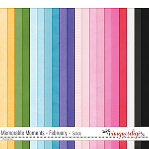 Memorable Moments February Solids by ninigoesdigi