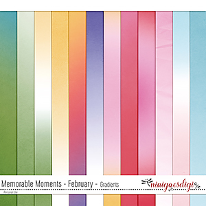 Memorable Moments - February - Gradients by ninigoesdigi