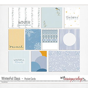 WinterFul Days Pocket Cards by ninigoesdigi