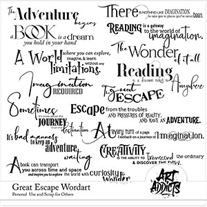 Great Escape Wordart and Brushes