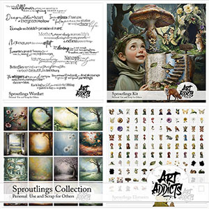 Sproutlings Digital Art Collection