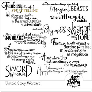 Untold Story Wordart and Brushes