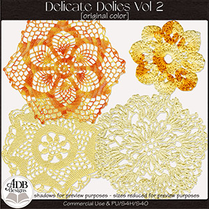 Delicate Doilies Vol 02 by ADB Designs CU/PU