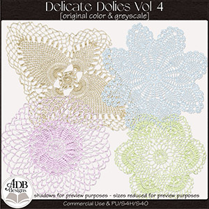 Delicate Doilies Vol 04 by ADB Designs CU/PU