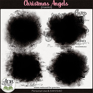 Christmas Angels Masks by ADB Designs