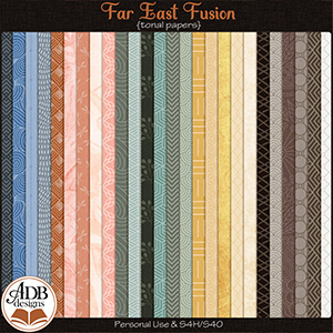 Far East Fusion Tonal Papers by ADB Designs