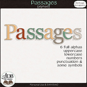 Passages Alphas by ADB Designs