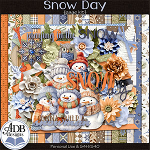 Snow Day Page Kit by ADB Designs