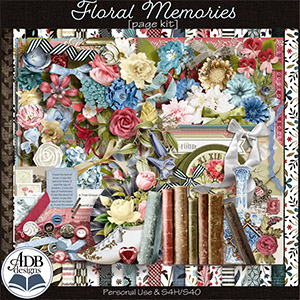 Floral Memories Page Kit