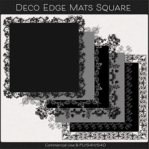 Square Deco Mats Vol 01 by ADB Designs CU/PU