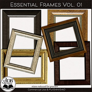 Essential Frames Vol 01 by ADB Designs CU/PU