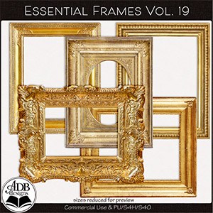 Essential Frames Vol 19 by ADB Designs CU/PU