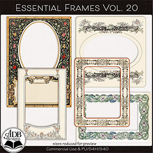 Essential Frames Vol 20 by ADB Designs CU/PU