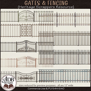 Heritage Resource Gates and Fencing by ADB Designs CU/PU