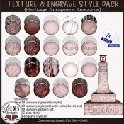 Heritage Resource Texture and Engrave Style Pack by ADB Designs CU/PU