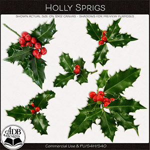 Holly Sprigs by ADB Designs CU/PU