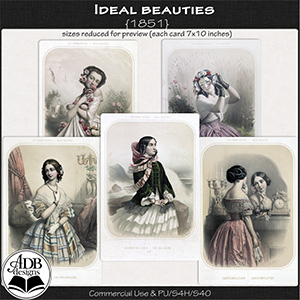 Heritage Resource Ideal Beauties 1851 by ADB Designs CU/PU