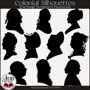 Heritage Resource Colonial Silhouettes by ADB Designs