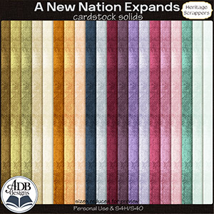 A New Nation Expands Solid Papers by ADB Designs