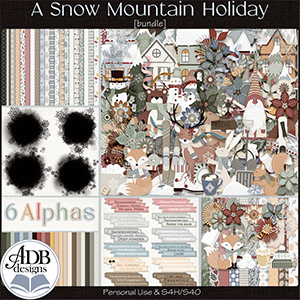 A Snow Mountain Holiday Bundle by ADB Designs