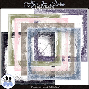 After The Storm Page Borders by ADB Designs