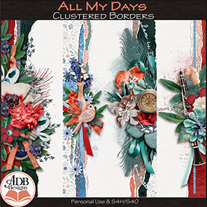 All My Days Cluster Borders by ADB Designs