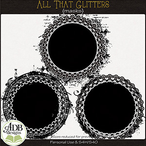 All That Glitters Masks by ADB Designs