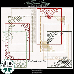 All That Jazz Heritage Frames & Stamps by ADB Designs