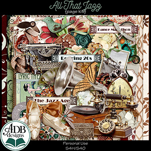 All That Jazz Heritage Page Kit by ADB Designs