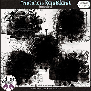 American Bandstand Masks by ADB Designs