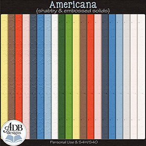 Americana Solids by ADB Designs