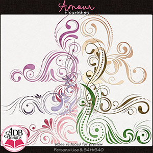 Amour Flourishes by ADB Designs