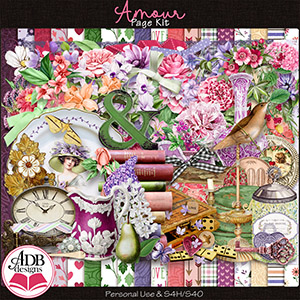 Amour Page Kit by ADB Designs