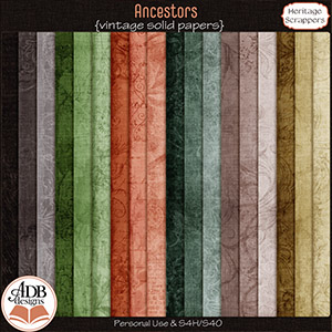 Ancestors Vintage Papers by ADB Designs