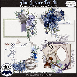 And Justice For All Clusters Set 01 by ADB Designs