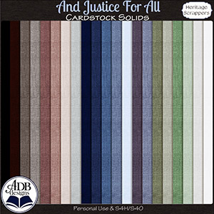 And Justice For All Solid Papers by ADB Designs