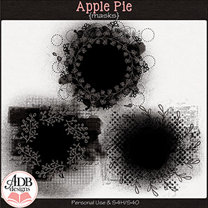 Apple Pie Masks by ADB Designs