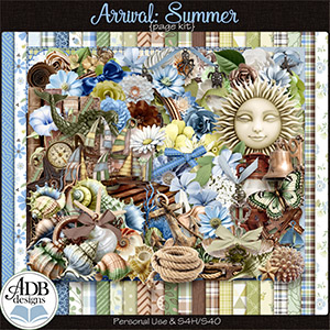 Arrival Summer Page Kit by ADB Designs