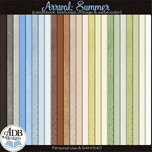 Arrival Summer Solid Papers by ADB Designs