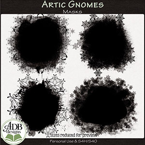 Arctic Gnomes Masks by ADB Designs