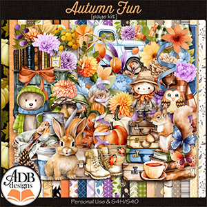 Autumn Fun Page Kit by ADB Designs