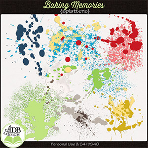 Baking Memories Splatters by ADB Designs