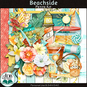 Beachside Petite Page Kit by ADB Designs