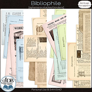 Bibliophile Page Edgers by ADB Designs