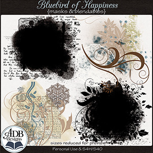 Bluebird of Happiness Masks and Blendables by ADB Designs