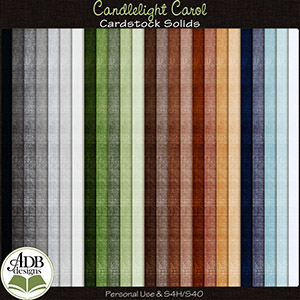 Candlelight Carol Solid Papers by ADB Designs