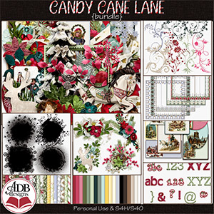 Candy Cane Lane Bundle by ADB Designs